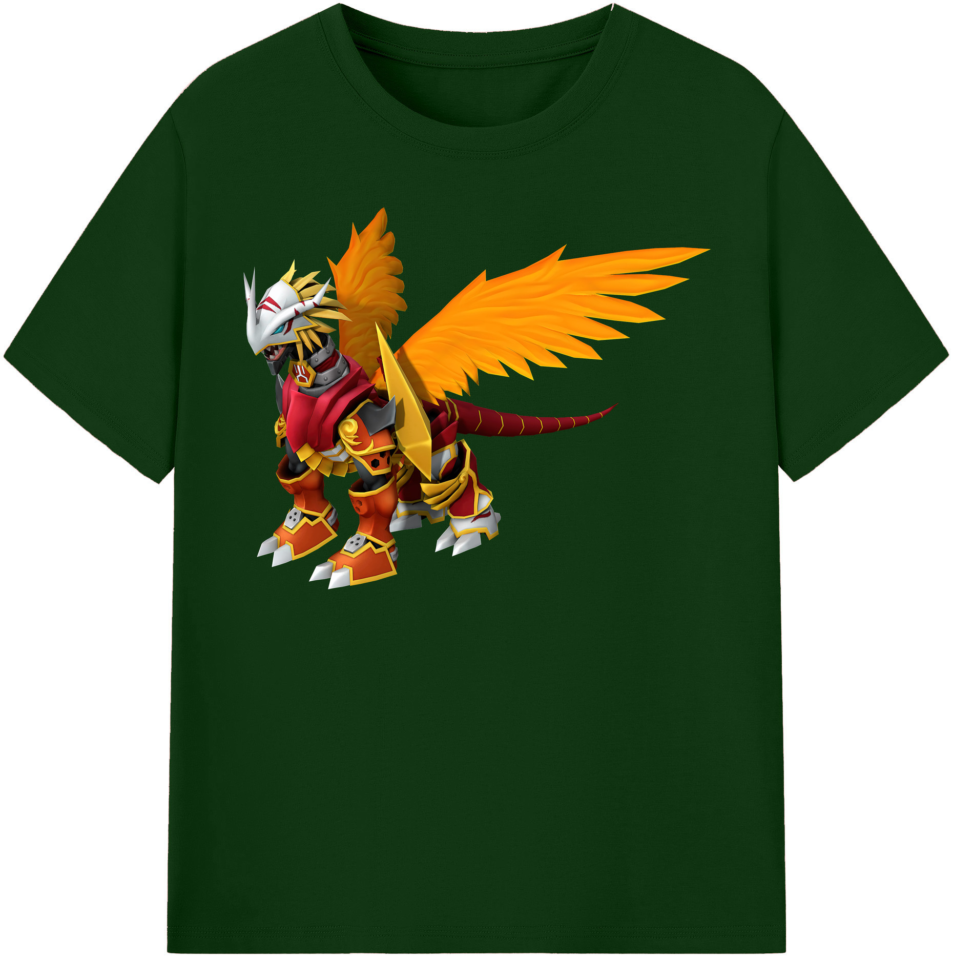 （画像用） Digimon デジタルモンスター/デジモン 綿100％半袖Tシャツ（フロントプリント）